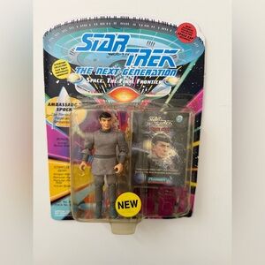 1993 Star Trek The Next Generation Ambassador Spock Action Figure by Playmates